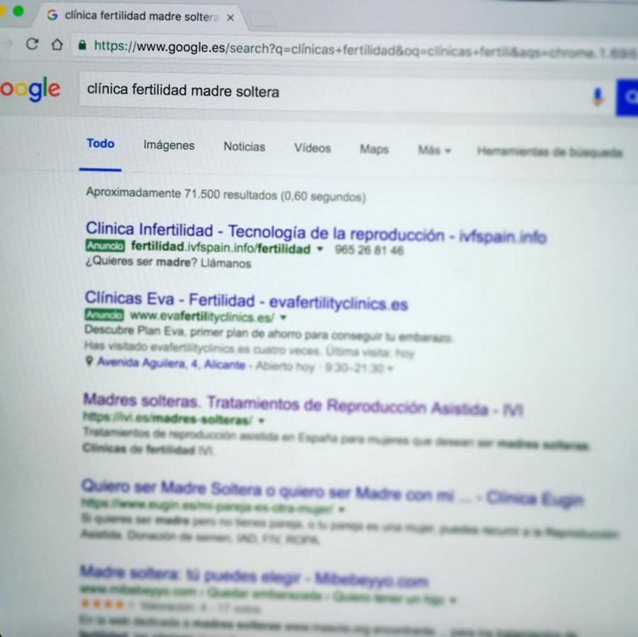 Buscar en Google Clinica de Reproduccion Asistida