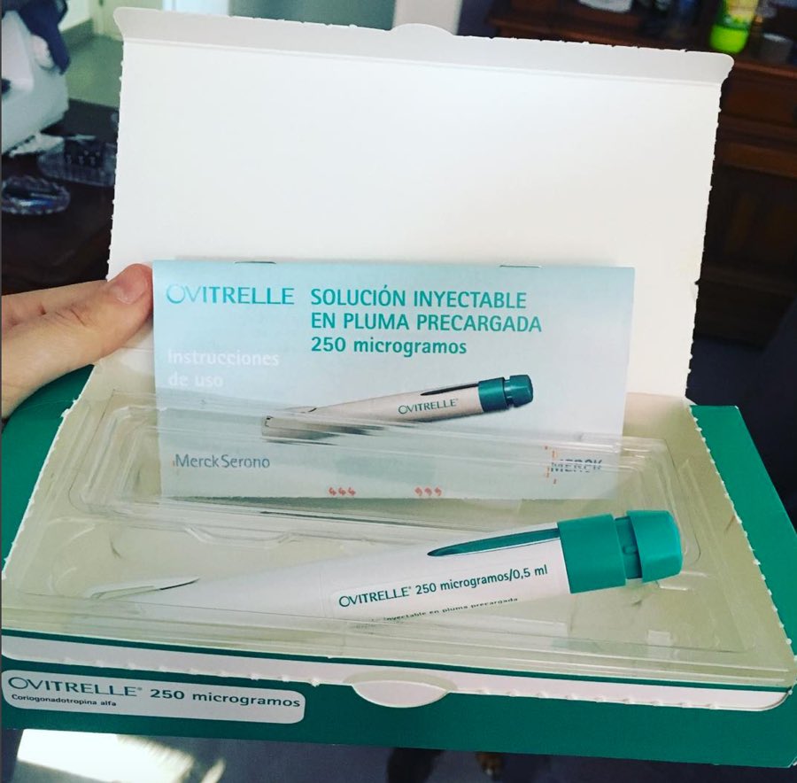 Inyección Ovitrelle para mi Inseminación Artificial