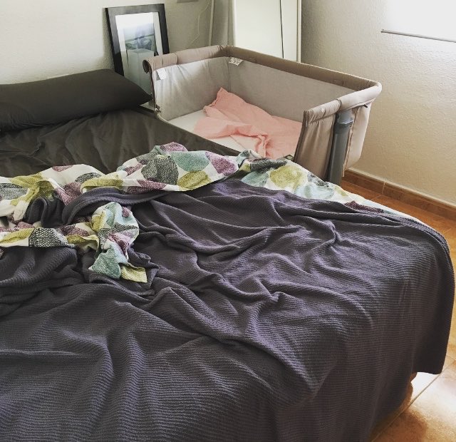 Mi cama y la cuna de colecho